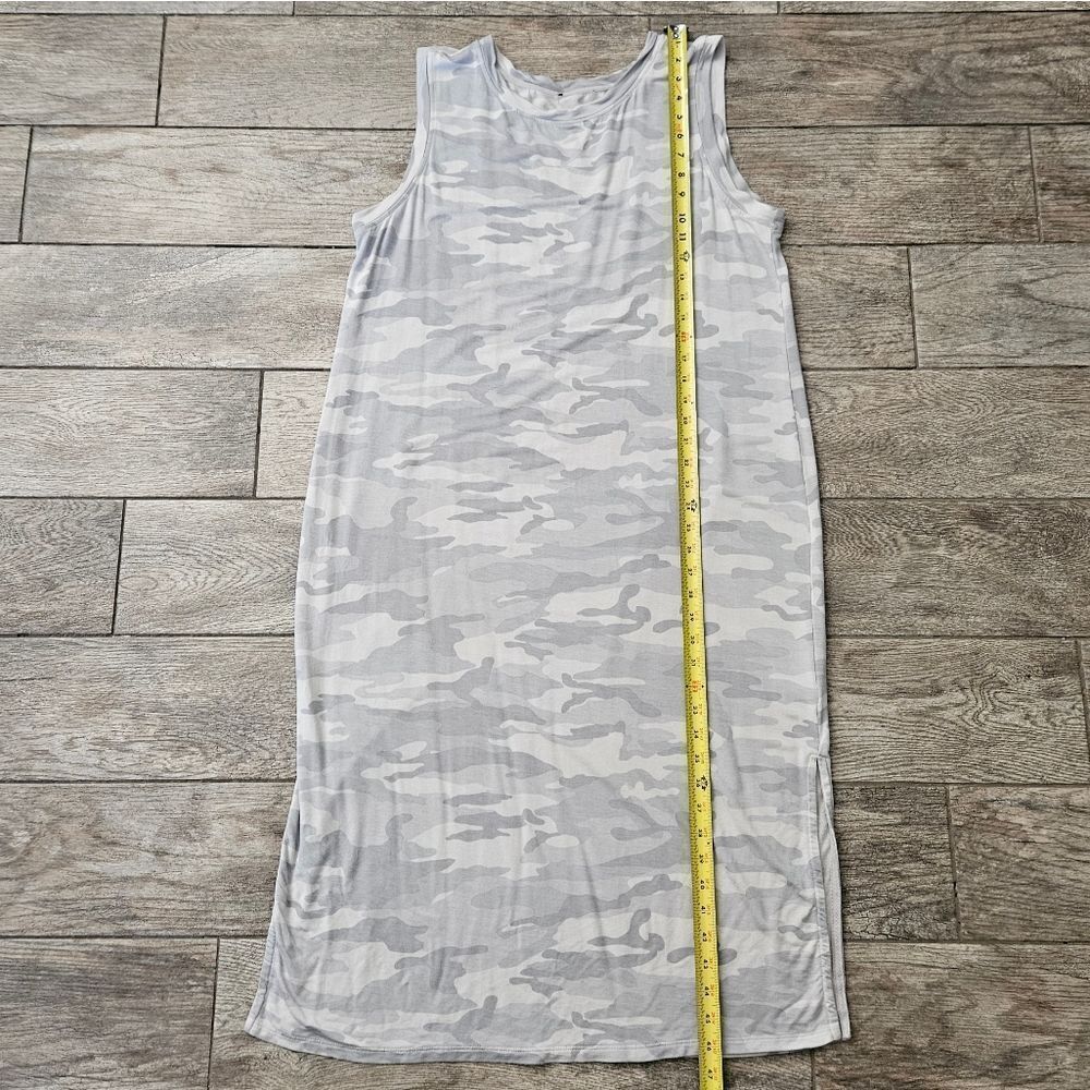 Gray Camo Tank Top Dress - Picture 4 of 10